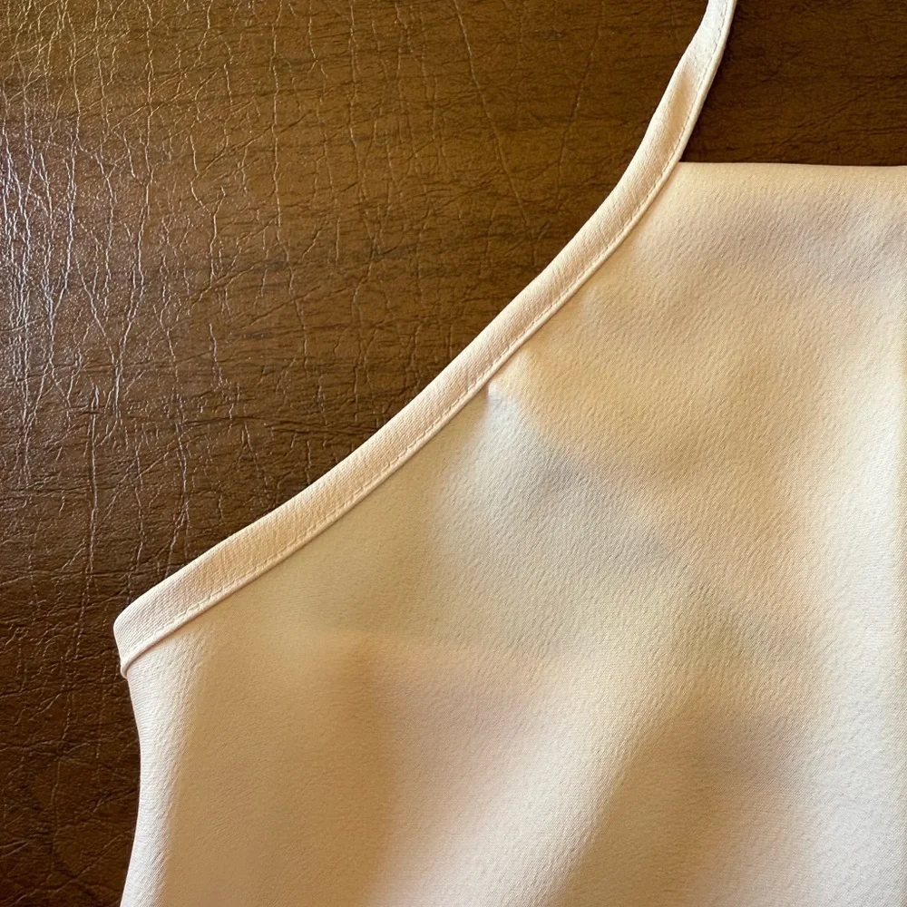 NWT J.Crew Soft Pink/Blush Cowl Neck Cami SZ XL w adjustable straps